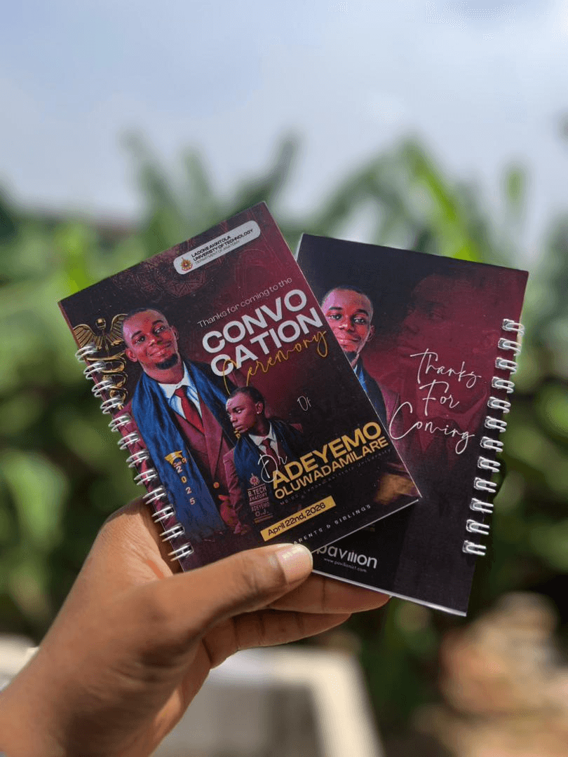 Convocation Jotter Print (A6 Soft Cover)