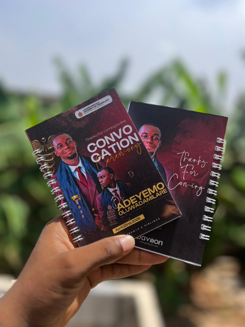Convocation Jotter Print (A6 Soft Cover)